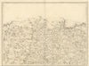 North Essex. Saffron Walden Braintree Haverhill Dunmow #2 Andrews/Dury 1818 map