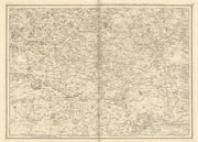 Hampshire Downs. Berkshire Basingstoke Newbury Reading #12 Andrews/Dury 1818 map