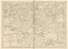 Hampshire Downs. Berkshire Basingstoke Newbury Reading #12 Andrews/Dury 1818 map