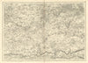 SW London & Thames Valley. Surrey Windsor Guildford #11 Andrews/Dury 1818 map