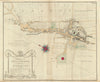 The first detailed plan of Penrith, by James Clarke. Cumbria 1789 old map