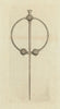 The Thistle Brooch found at Flusco Pike in 1785. James Clarke 1789 old print