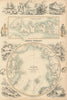 The Arctic Regions showing the North-West Passage [per] McClure c1863 old map