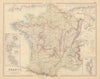 France & foreign possessions. Guadaloupe Martinique Guiana. FULLARTON c1863 map