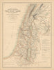 Turkey in Asia Biblical Regions. Holy Land Palestine Israel. FULLARTON c1863 map