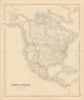 North America. Native America tribes. United States. FULLARTON c1863 old map