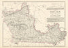 BERKSHIRE. Antique county map. Railways canals. BR DAVIES 1864 old