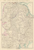 GREAT WESTERN RAILWAY 3. Bristol to Exeter, Plymouth & Yeovil. WELLER 1864 map