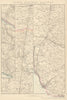 SOUTH EASTERN RAILWAY. Dover & Hastings Branches. Tunbridge. WELLER 1864 map