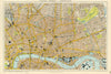 Central London N.E. City Clerkenwell Islington Hackney. STANFORD 1904 old map