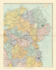 Ireland north-east Ulster Down Antrim Armagh Londonderry &c. STANFORD 1904 map