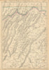 US CIVIL WAR Seat of War in Virginia sheet 2. Shenandoah. WV. WELLER 1863 map
