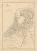'Holland'. Netherlands in provinces. JW LOWRY for the Dispatch atlas 1863 map