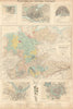 Northern and Central Germany. Hamburg Koblenz Cologne Dresden Leipzig c1863 map