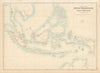 Sketch Map of the Dutch Possessions in the Indian Archipelago. Indonesia c1863
