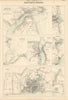 England East Coast Ports. Tyne Hull Sunderland Hartlepool Whitby c1863 old map
