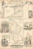 British South America Possessions. Trinidad & Guyana. FULLARTON c1863 old map