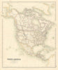 North America. Native America tribes. United States. FULLARTON c1863 old map