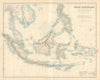 Indian Archipelago. East Indies Indonesia Philippines Malaya FULLARTON c1863 map
