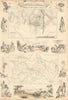 Northern Tropical Regions in Africa. Abyssinia. Lake Chad. Nigeria c1863 map