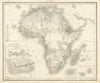 Afrika. Proto-colonial Africa. European coastal presence. Stein/Heck 1858 map