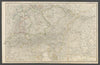 Sud-Deutschland mit dessen Nachbarlandern. Central Europe. Stein/Heck 1858 map