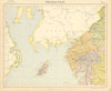 LAKE DISTRICT & ISLE OF MAN. Lighthouses. Cumberland Westmorland. LETTS 1892 map