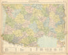 FRANCE SOUTH. Lighthouses. French Republican Calendar 1793-1805. LETTS 1892 map