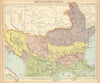 BALKANS. Wallachia Moldavia Eastern Roumelia N Greece. Railways. LETTS 1892 map