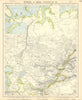 CENTRAL ASIA. Bokhara Russian Turkestan Tomsk Great Horde Turgan. LETTS 1892 map