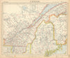 QUEBEC Québec. St Lawrence lighthouses. Maine.New Brunswick.LETTS 1892 old map