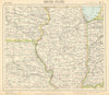 US MIDWEST. Missouri Illinois Indiana Iowa Chicago. Railroads. LETTS 1892 map