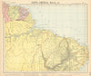 NORTH BRAZIL & GUYANAS. Lighthouses. Graopara Surinam Natal. LETTS 1892 map