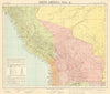 BOLIVIA PERU Amazonas Chile. Lighthouses British Consuls. LETTS 1892 old map