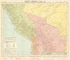 BOLIVIA PERU Amazonas Chile. Lighthouses British Consuls. LETTS 1892 old map