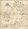 Ripon town plan & Yorkshire Dales. Lune & Stainmoor Forests. T Jefferys 1772 map