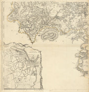 Sheffield city plan & West Yorkshire. Gargrave & Gisburn. T. Jefferys 1772 map