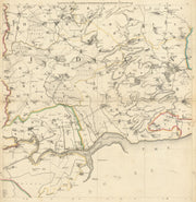 East Yorkshire Wolds. Beverley, Market Weighton & Howden. T. Jefferys 1772 map
