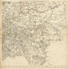 South Yorkshire. Barnsley, Doncaster, Rotherham, Sheffield. T. Jefferys 1772 map