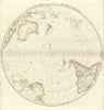Southern Hemisphere by James Wyld. Australia South Africa/America 1844 old map