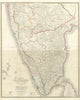 Map of the Peninsula of India from the 19th degree… Wyld. 2 sheets 1842