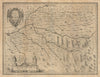 Le Pais de Bearn. Béarn. Pyrénées-Atlantiques. Johannes Janssonius c1631 map