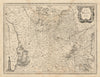 La Beauce. Eure-et-Loir, Loiret, Essonne & Loir-et-Cher. Janssonius c1631 map