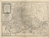 Beauvaisis Comitatus Belovacium. Beauvais. Oise & Val d'Oise. Hondius c1631 map