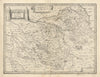 Biturigum. Le Duche de Berry. Duchy of Berry. Cher & Indre. Janssonius c1631 map