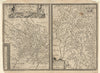 Burgundiae Ducatus & Comitatus. Duchy & County of Burgundy by Ortelius c1612 map