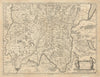 Bressia vulgo Bresse. Bresse. Ain department & Lyon by Janssonius c1645 map