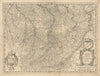 Champagne - Comitatus Campania. Champagne region by Janssonius c1631 old map
