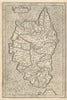 Corscica. The island of Corsica by Hondius / Mercator c1619 old antique map