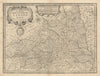 La Partie Septentrionale du Languedoc. Northern Languedoc. Hondius 1623 map